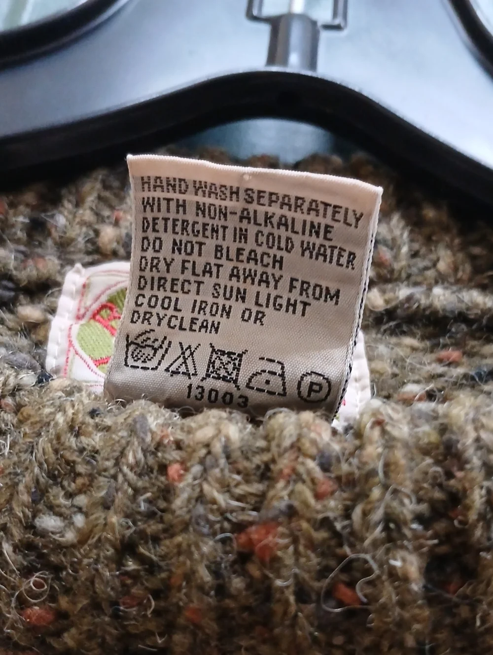 Banana Republic Vintage  Brown Wool Tweed Flecked Crewneck Sweater Size Small